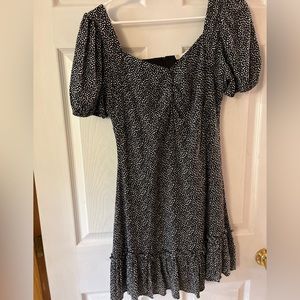 Black and white altar’d state dress